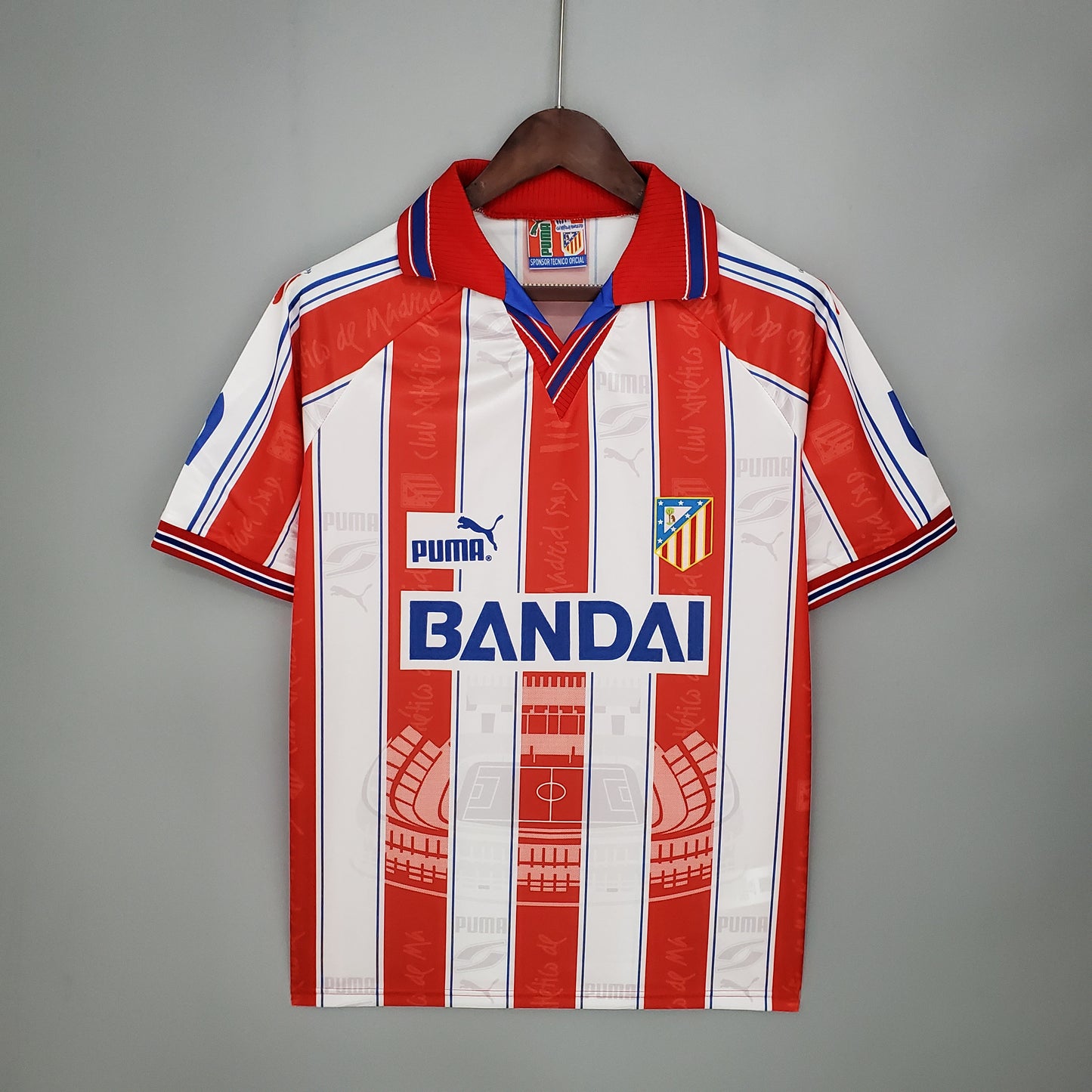 Atletico Madrid 1996-97 Home Jersey