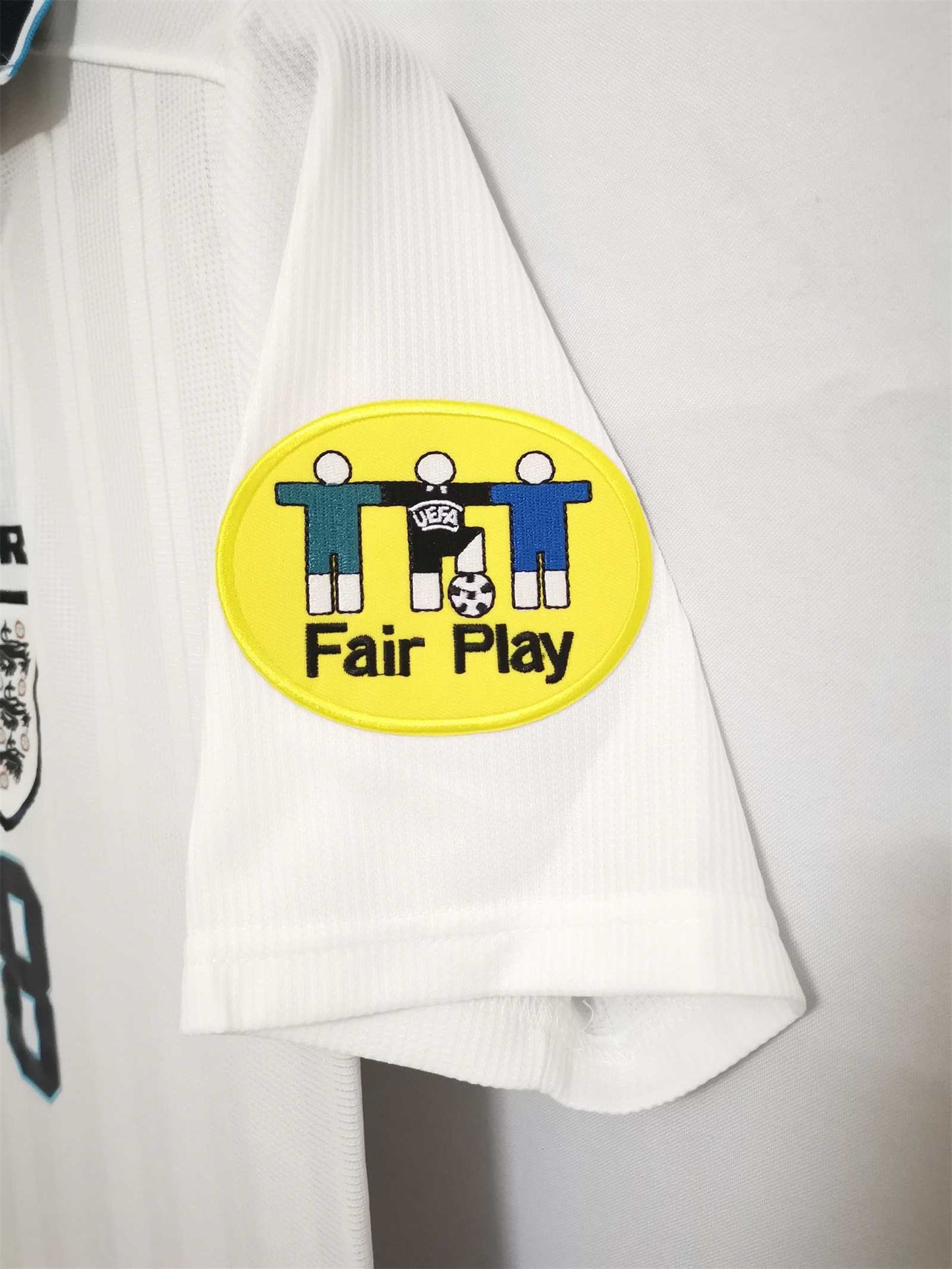 England 1996 Euros Retro Jersey Home