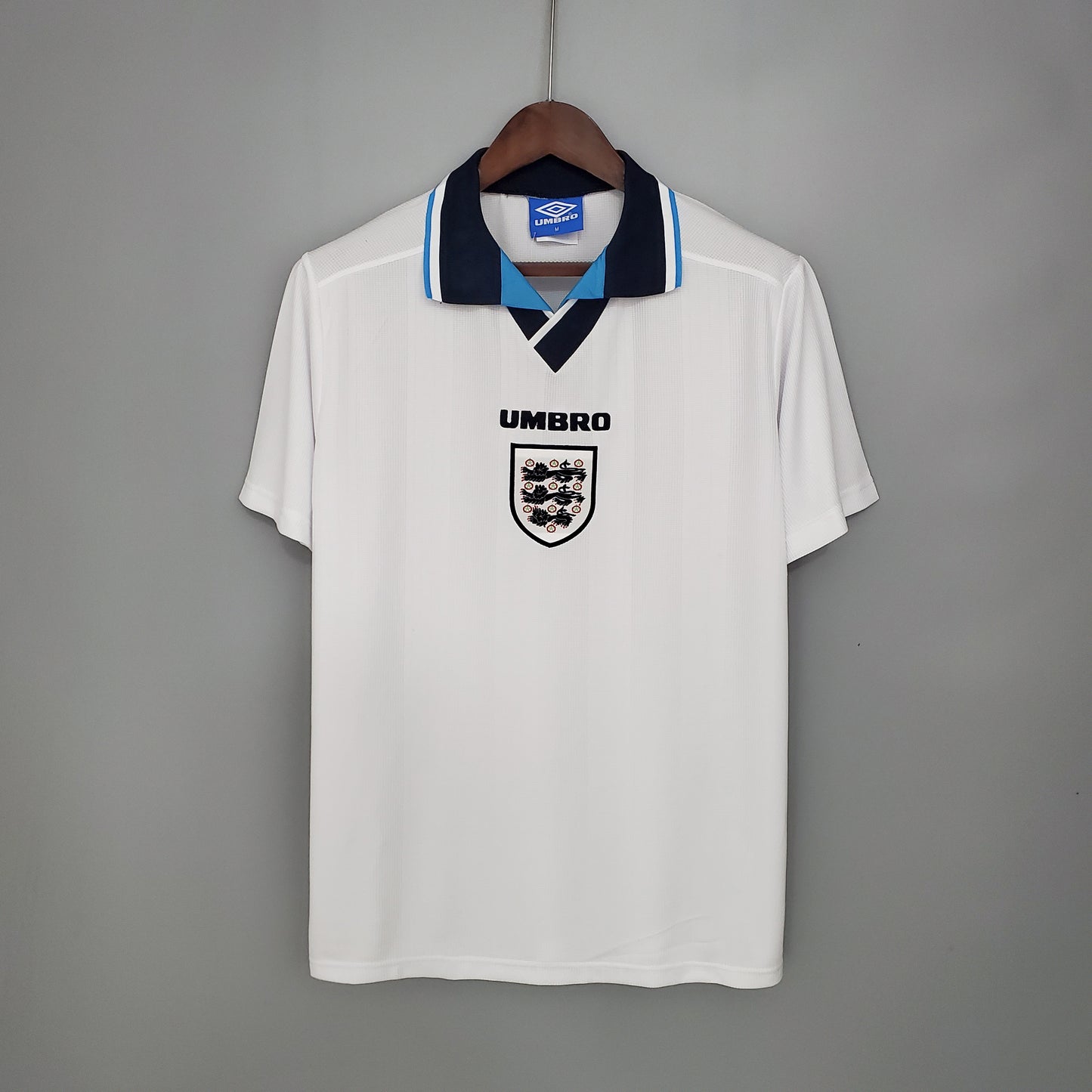 England 1996 Euros Retro Jersey Home
