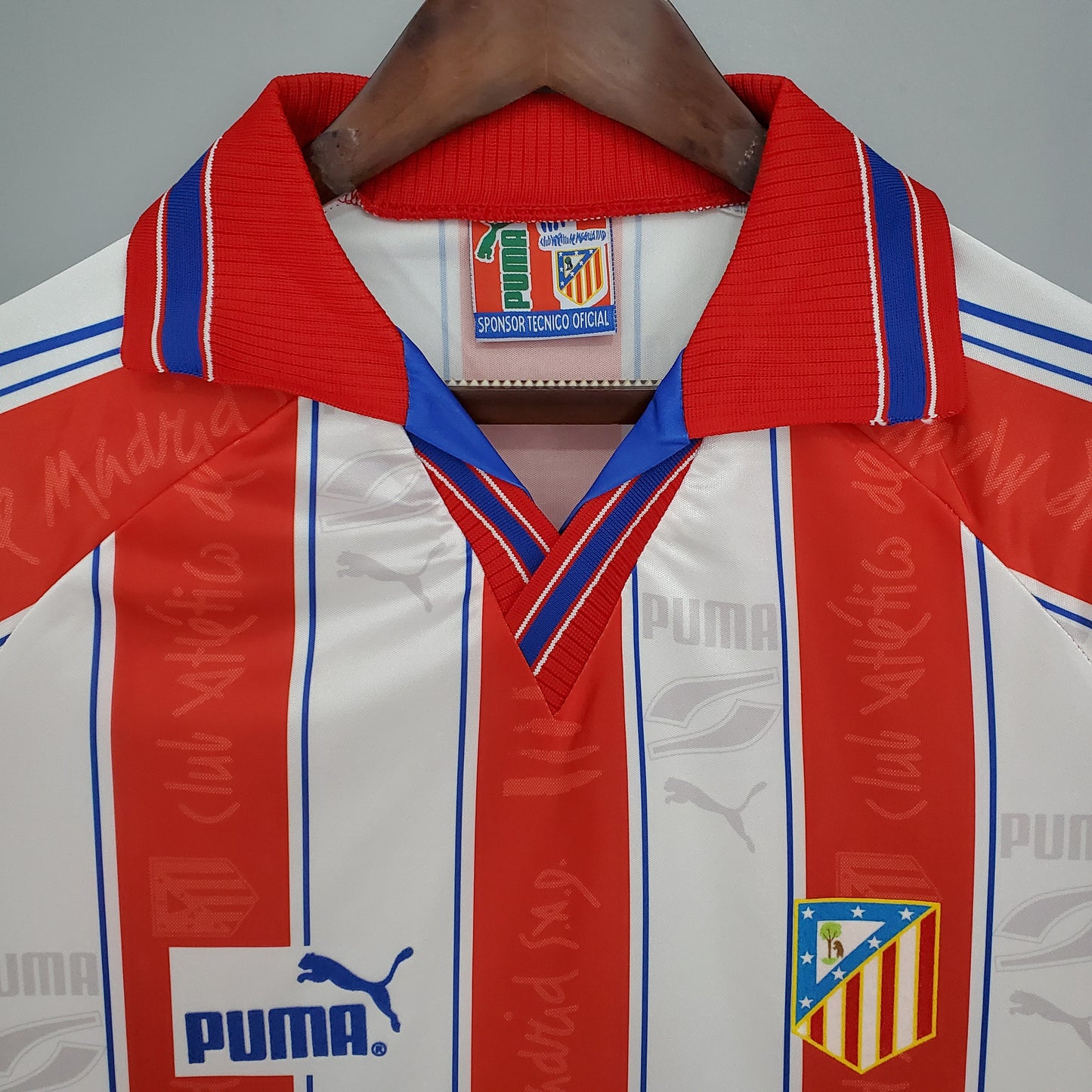 Atletico Madrid 1996-97 Home Jersey