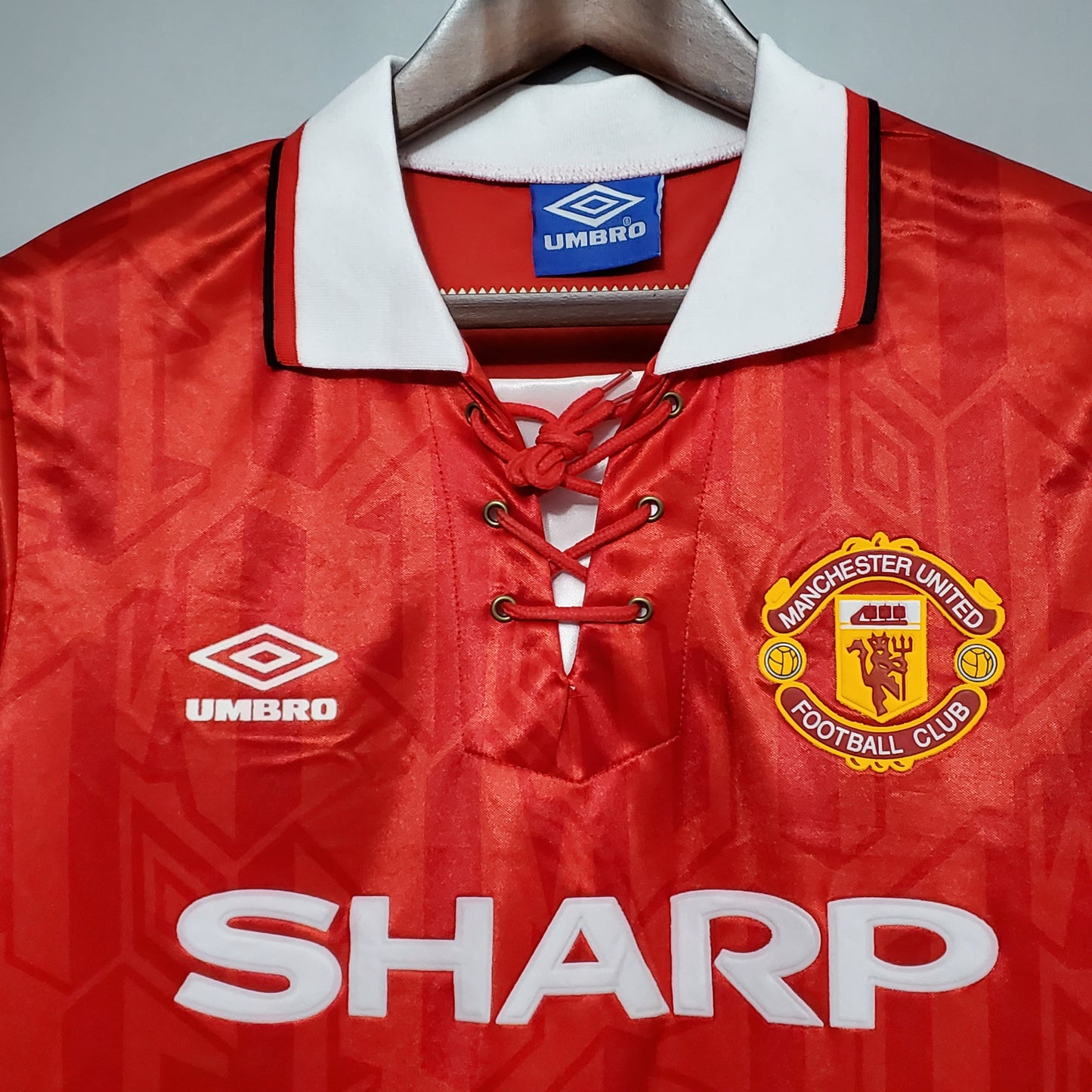 Manchester United 1992-1994 Retro Jersey Newton Health 100 Years