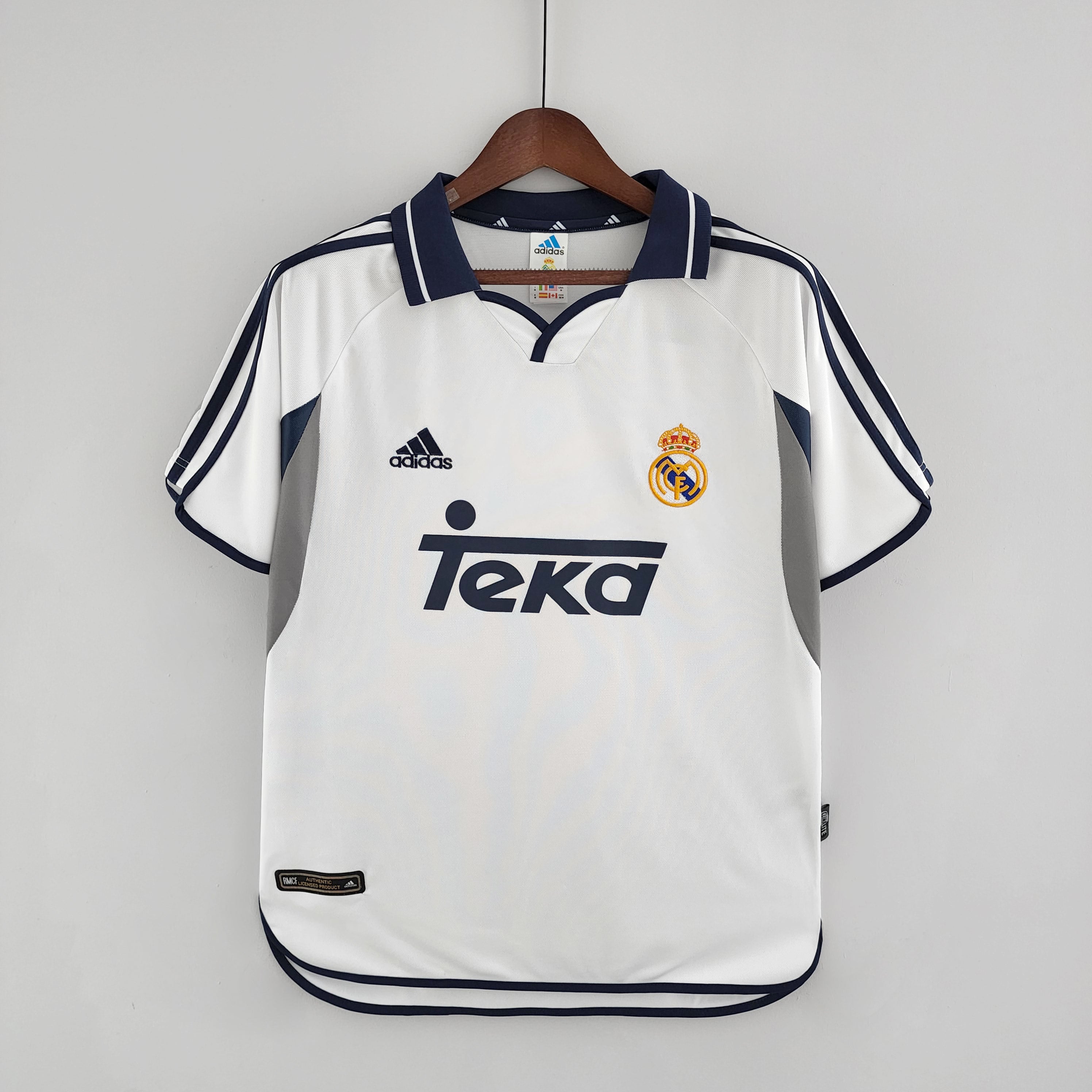 Real Madrid 2000-01 Home Jersey