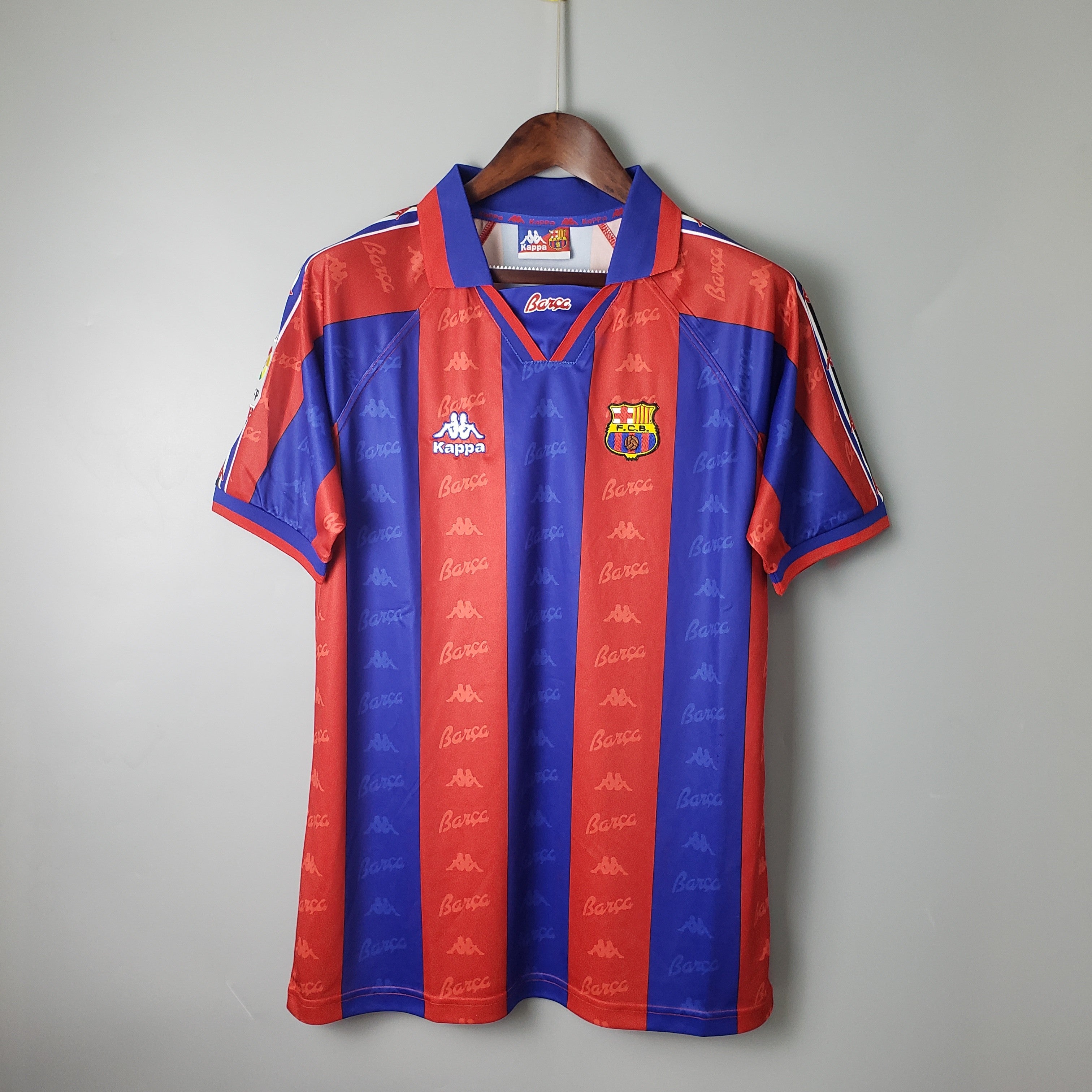 FC Barcelona 1996-97 Home Retro Jersey