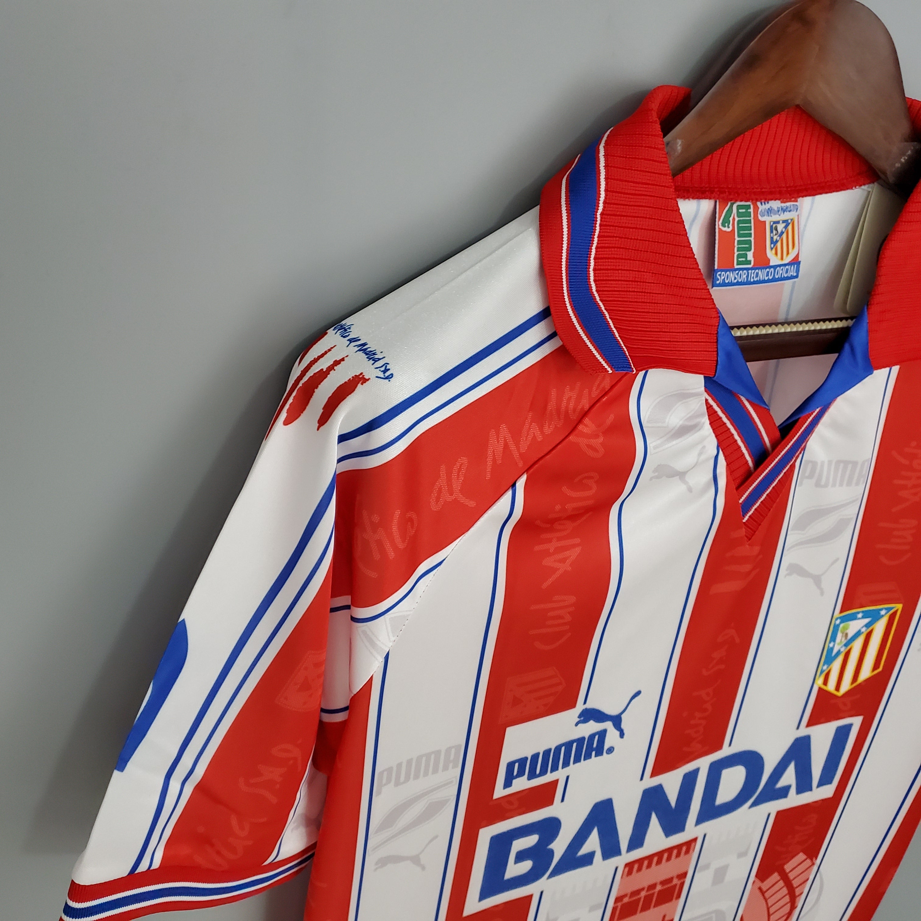 Atletico Madrid 1996-97 Home Jersey