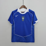 BRAZIL WORLD CUP 2002 AWAY RETRO FOOTBALL SHIRT - My Retro Jersey