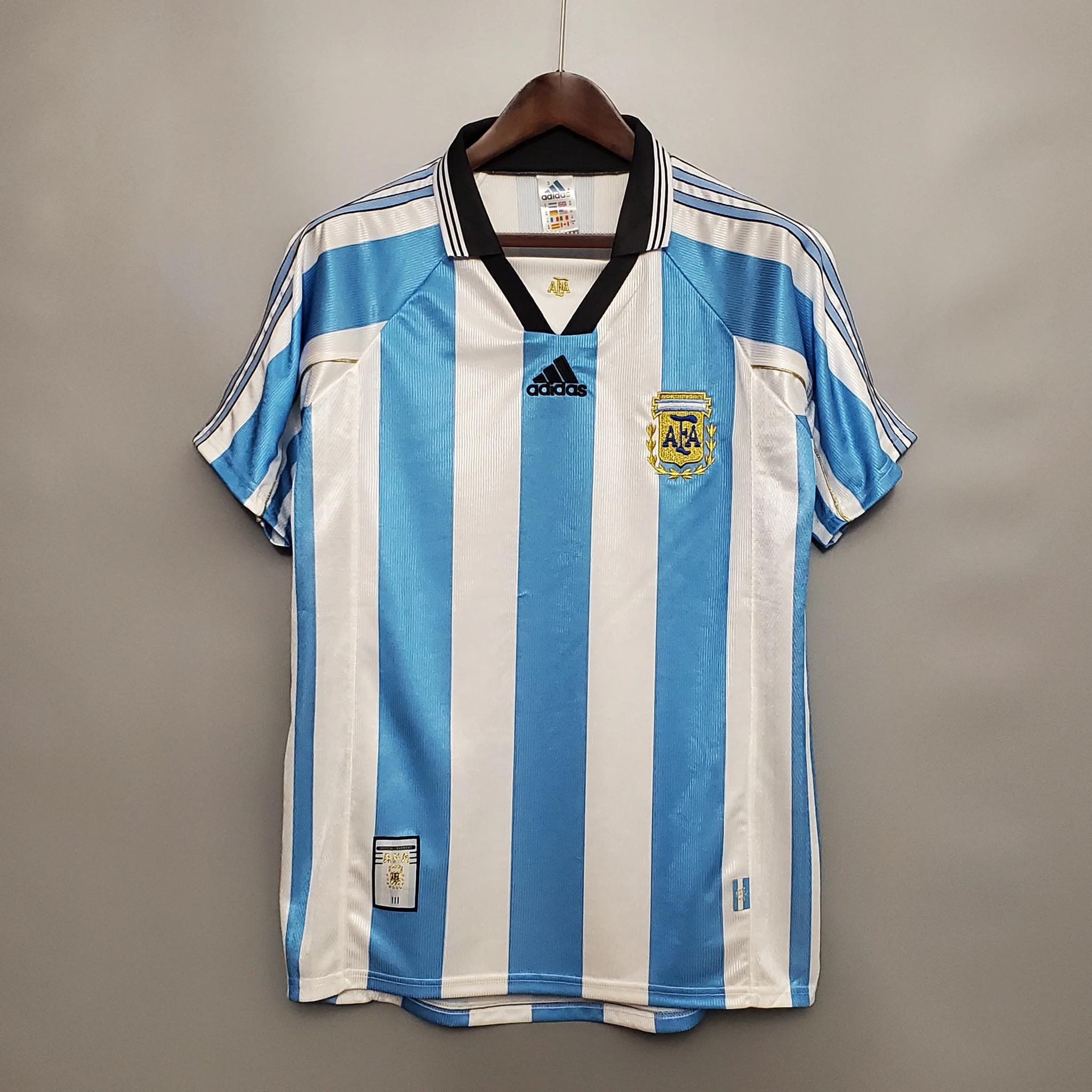Argentina 1998 World Cup Retro Jersey Home
