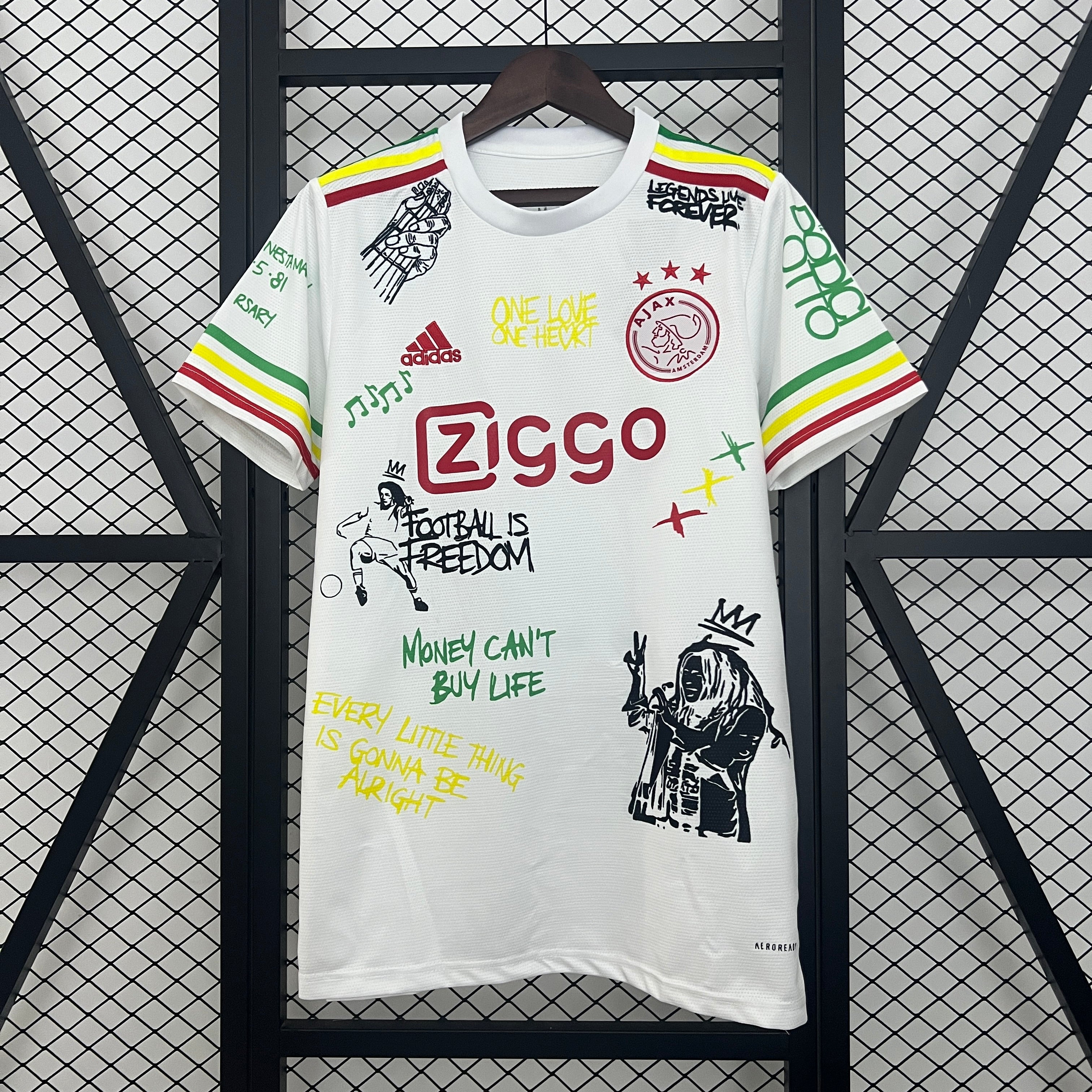 Ajax x Bob Marley White Kit