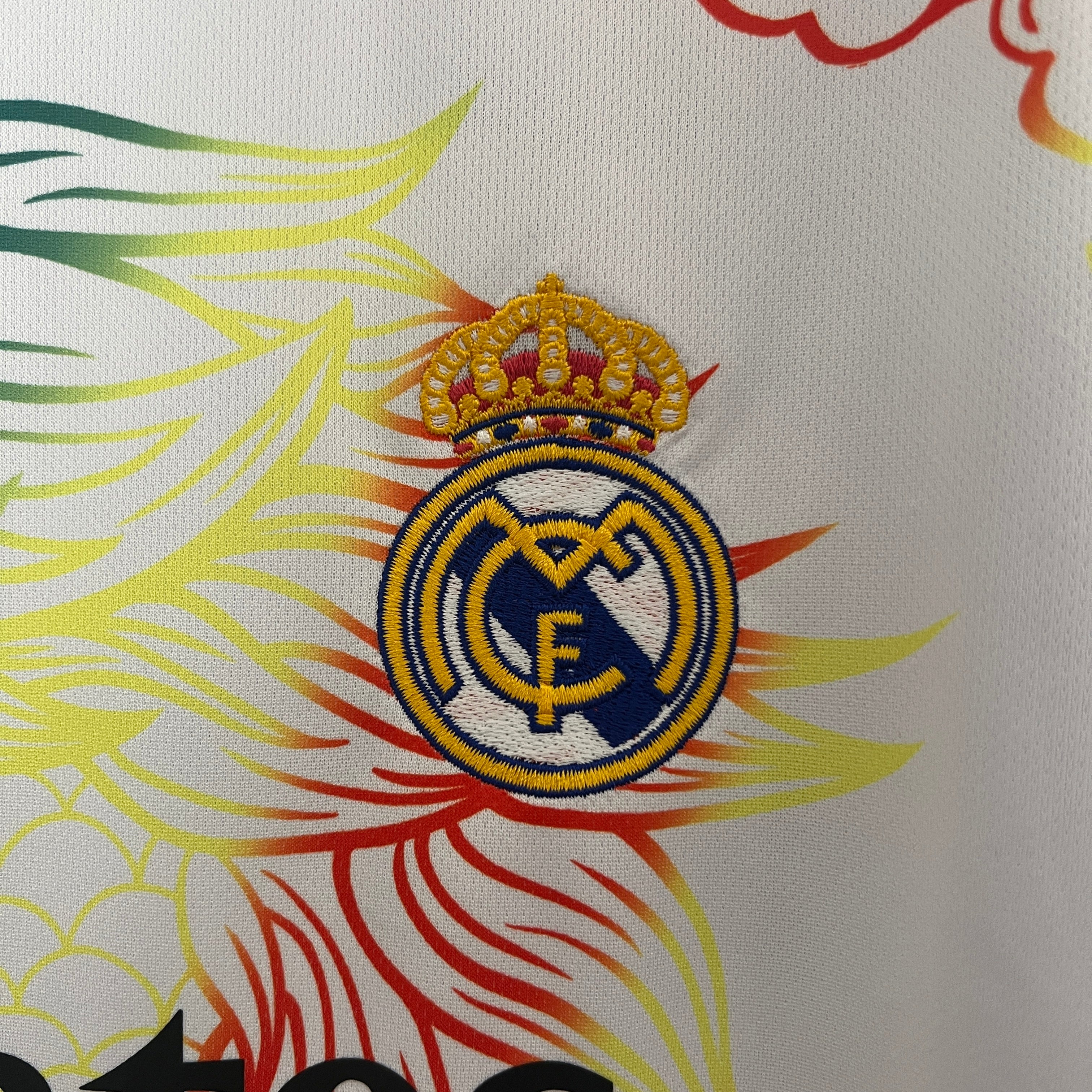 Real Madrid White Vibrant Dragon Kit