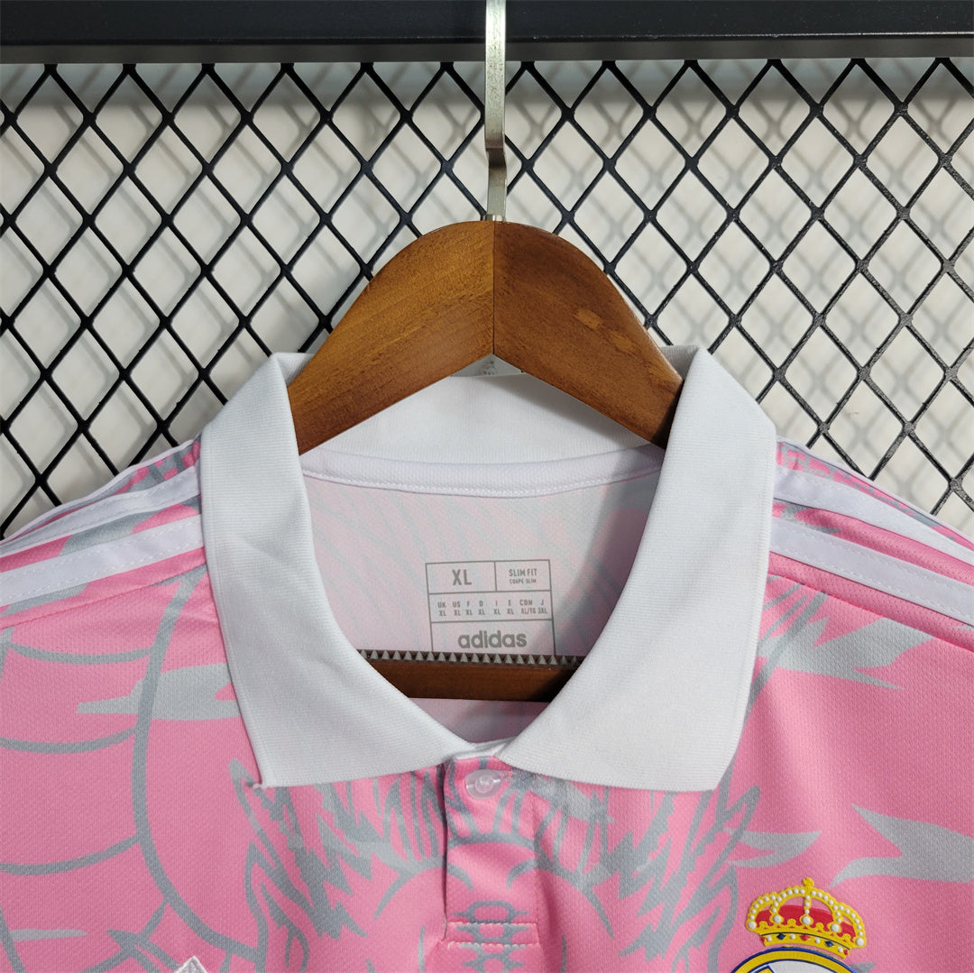 Adidas Mens Real Madrid Away Shirt 20/21 Pink XL