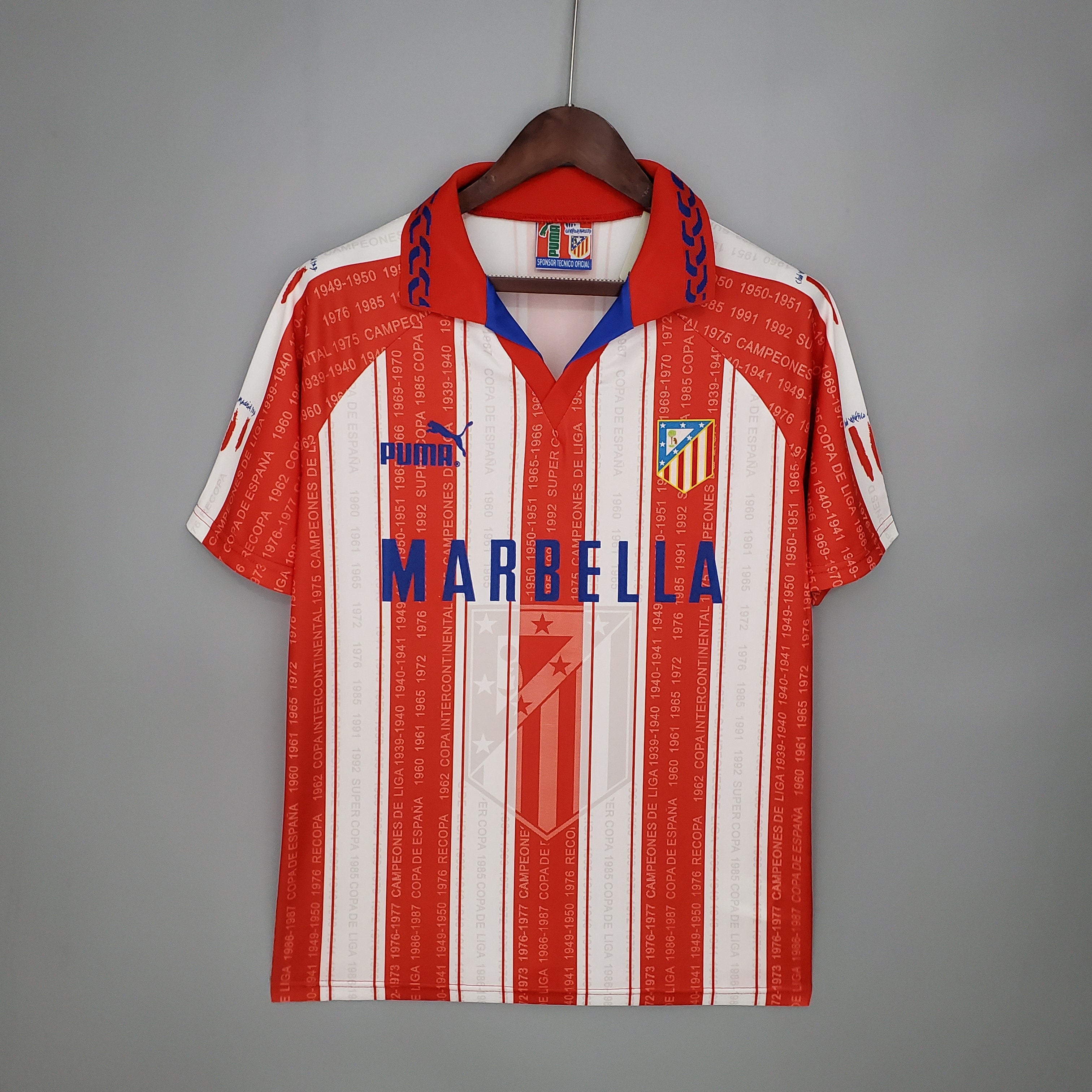 Atletico Madrid 1995-96 Home Jersey