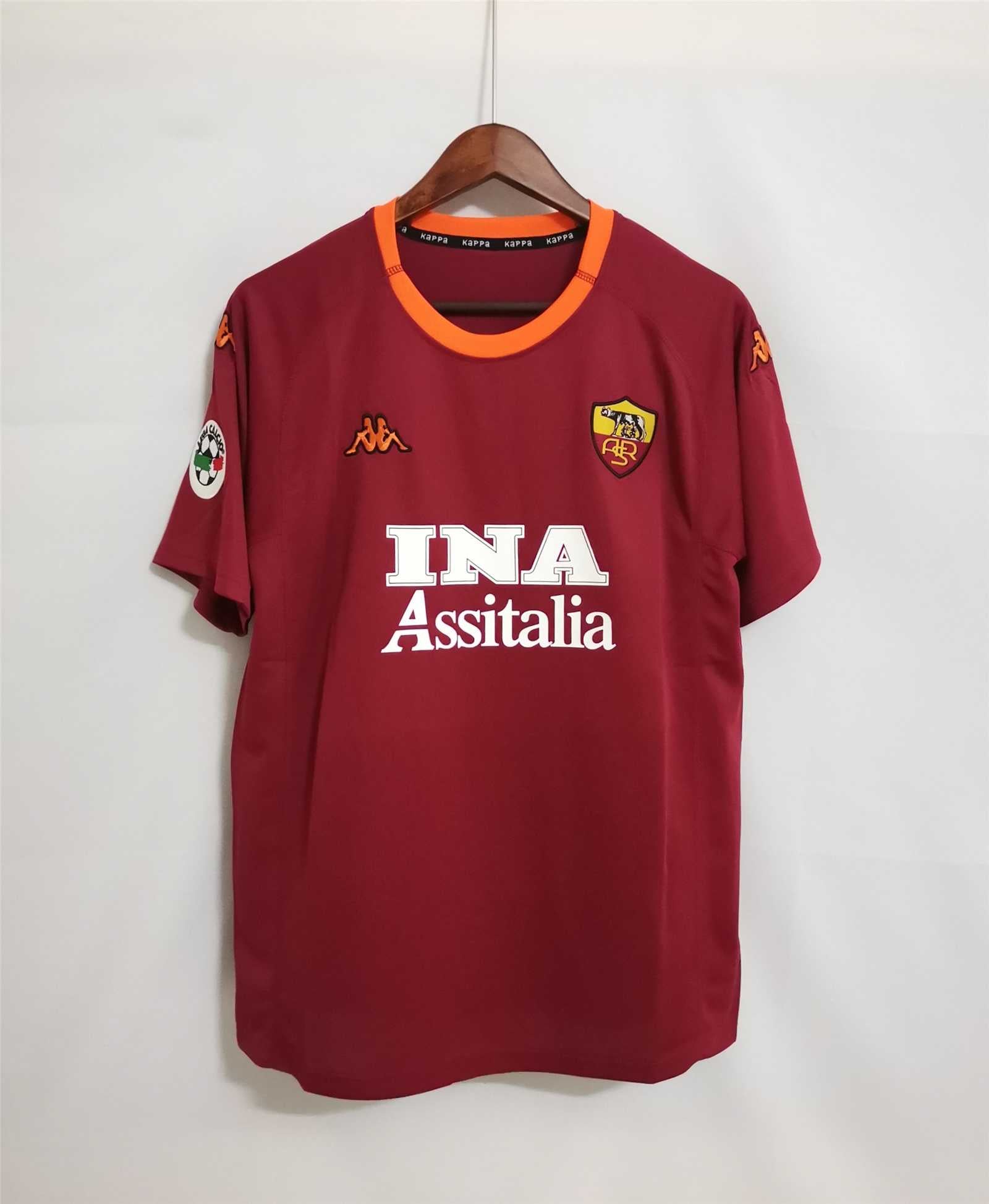 AS Roma 2000-01 Retro Home Jersey