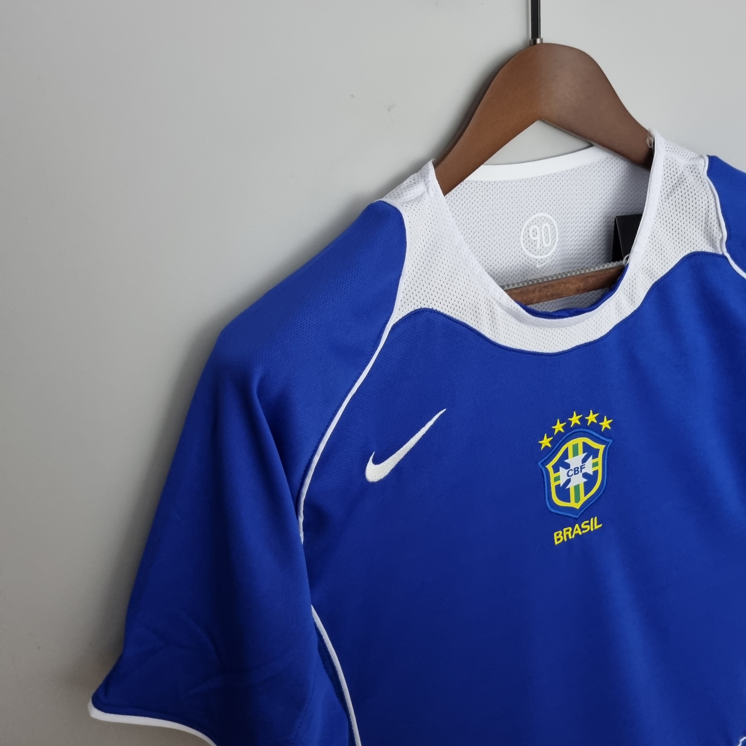 BRAZIL WORLD CUP 2002 AWAY RETRO FOOTBALL SHIRT - My Retro Jersey