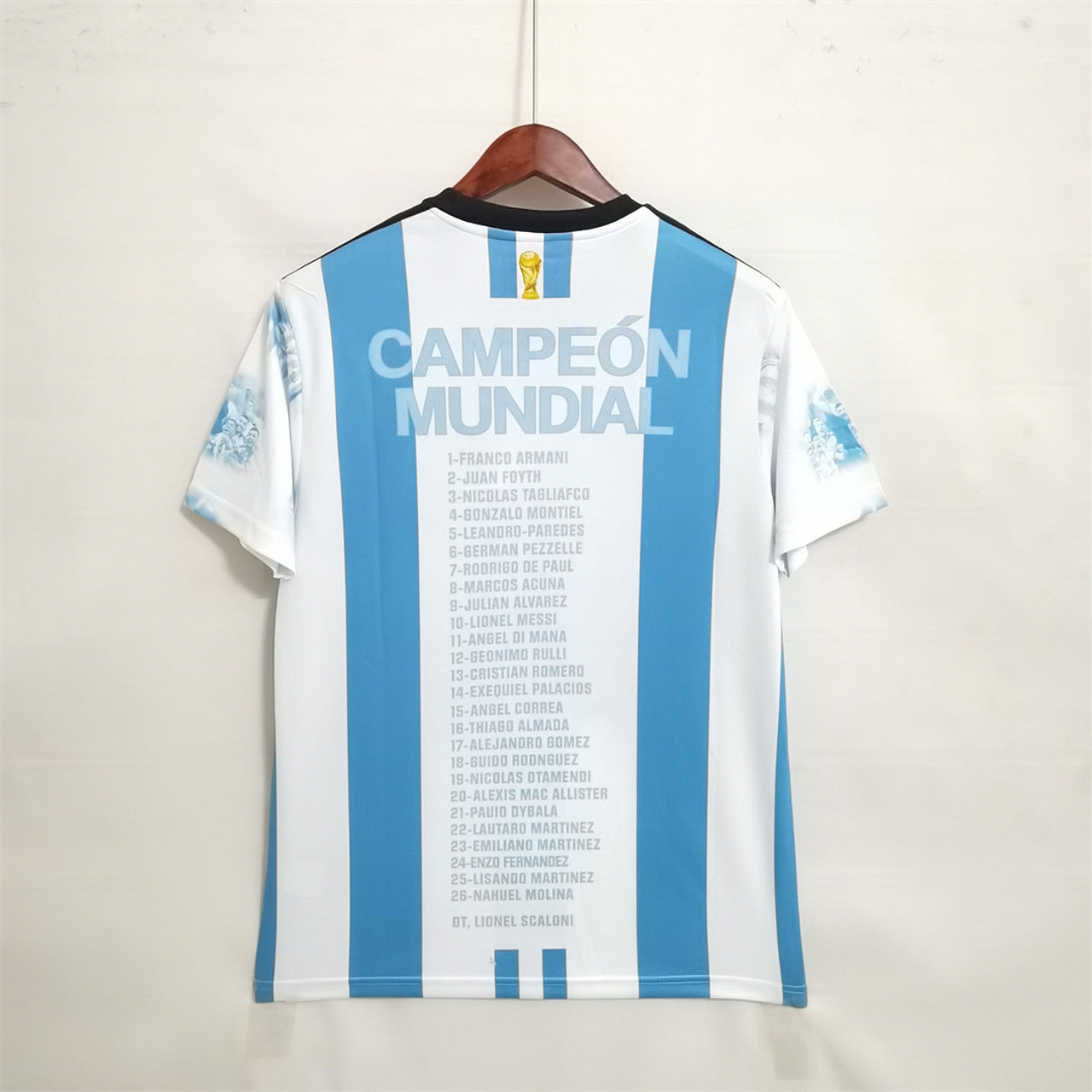 Argentina 2022 World Cup Champion Commemorative Jersey - Soccer