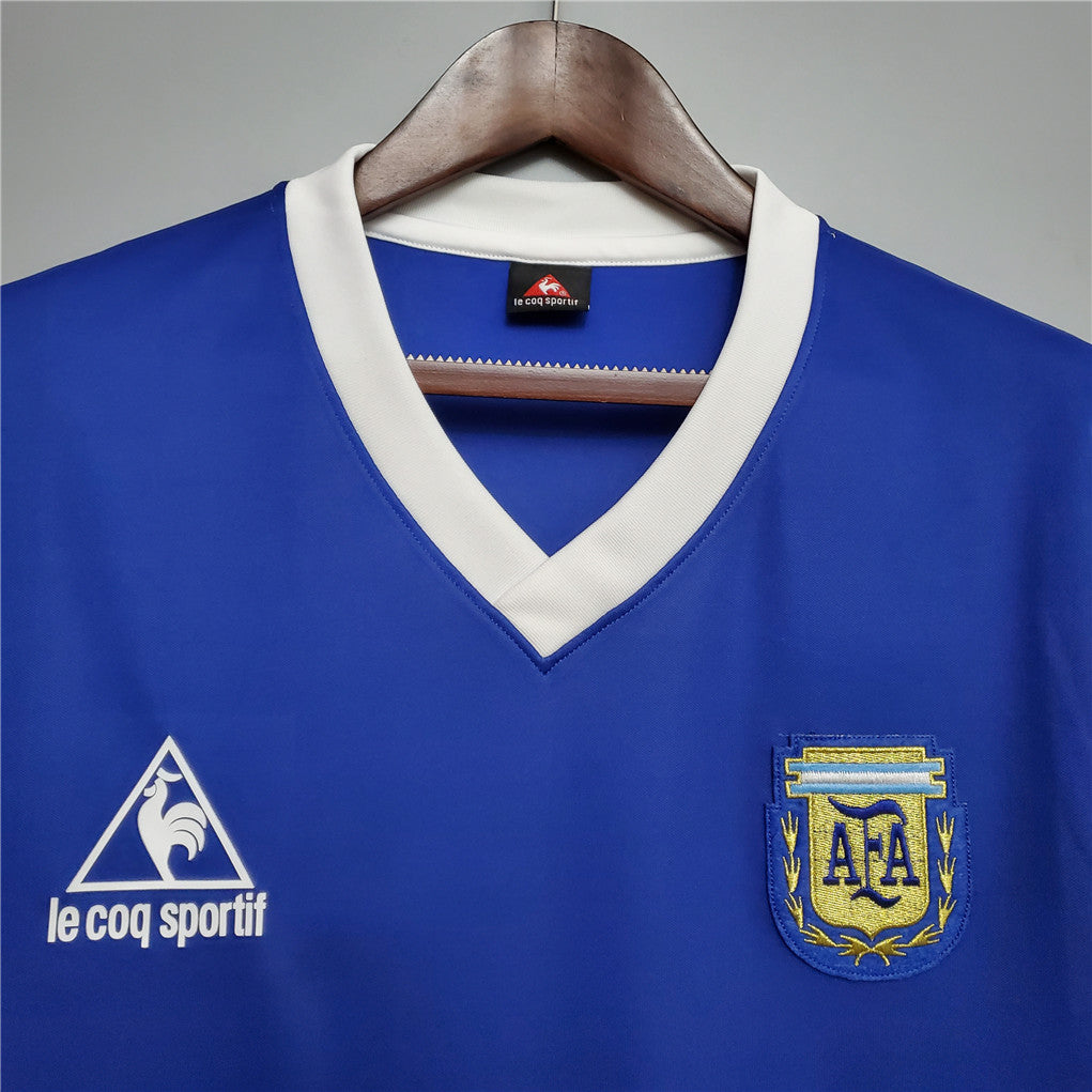 Argentina 1986 World Cup Retro Jersey Away