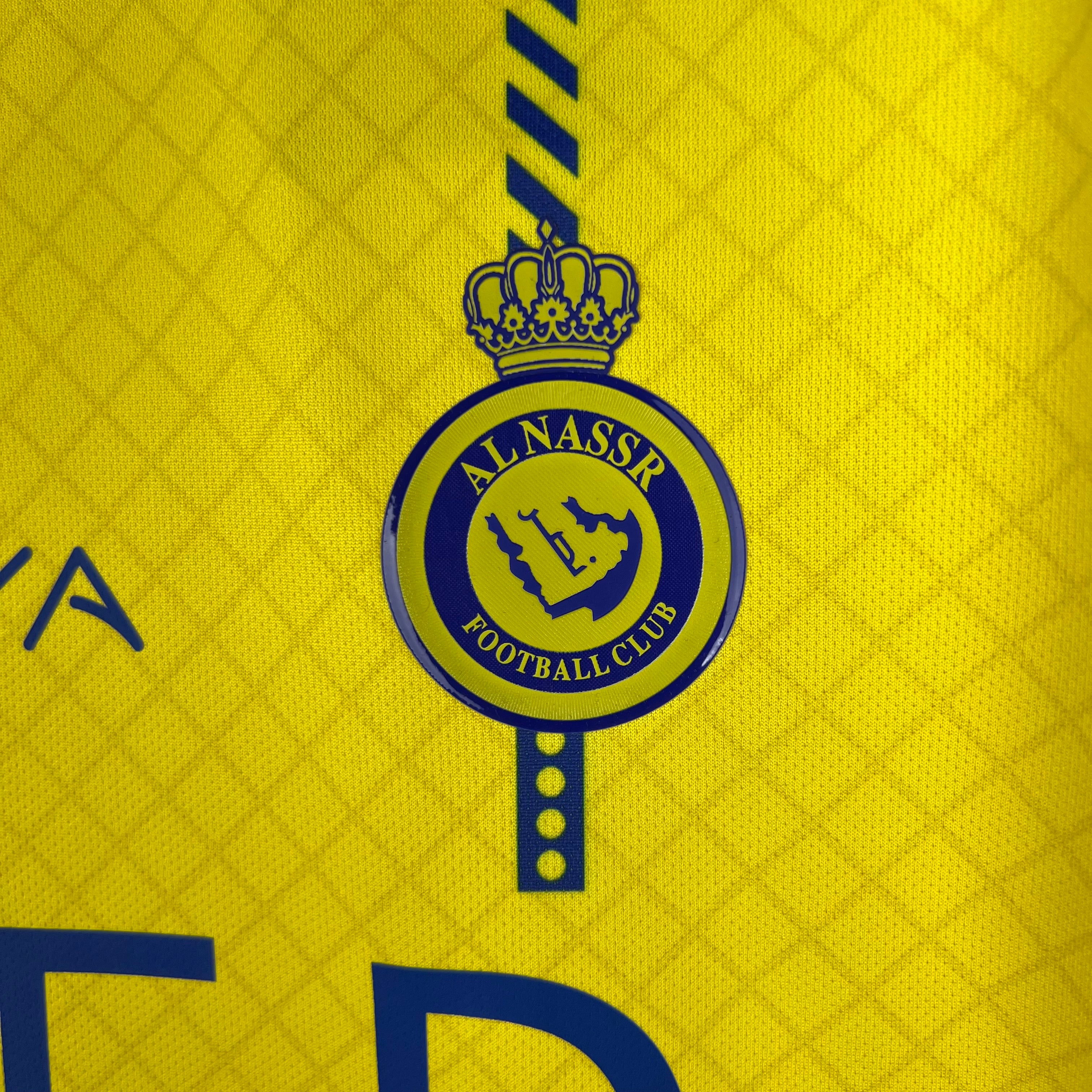 2023/24 Al Nassr Home Yellow Player Version Soccer Jersey