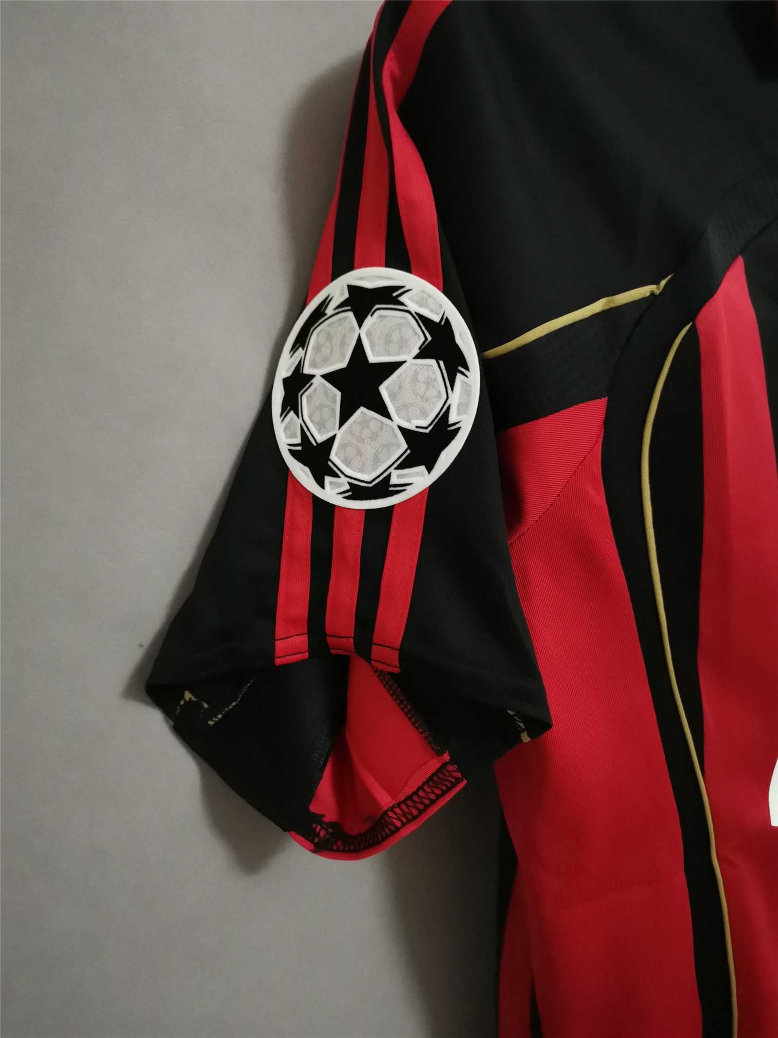 2006-07 AC MILAN Away S/S No.3 Maldini 2007 UEFA CL Final ACM jersey shirt M