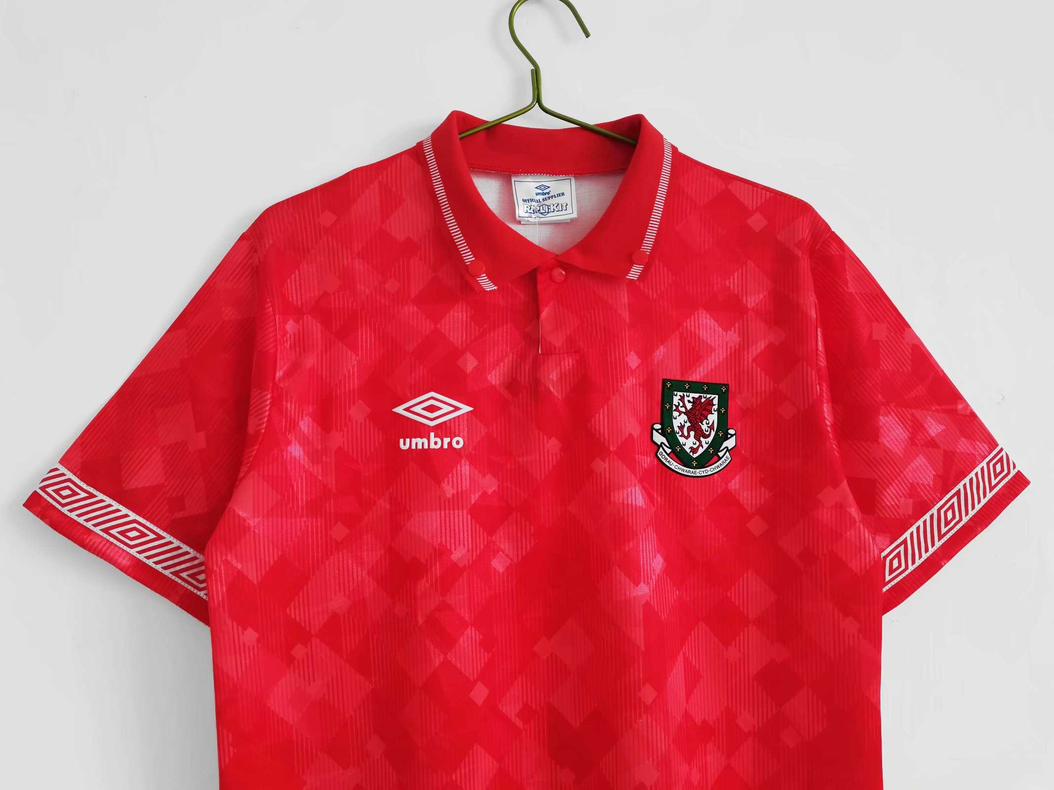 Wales 1990 Retro Away Jersey