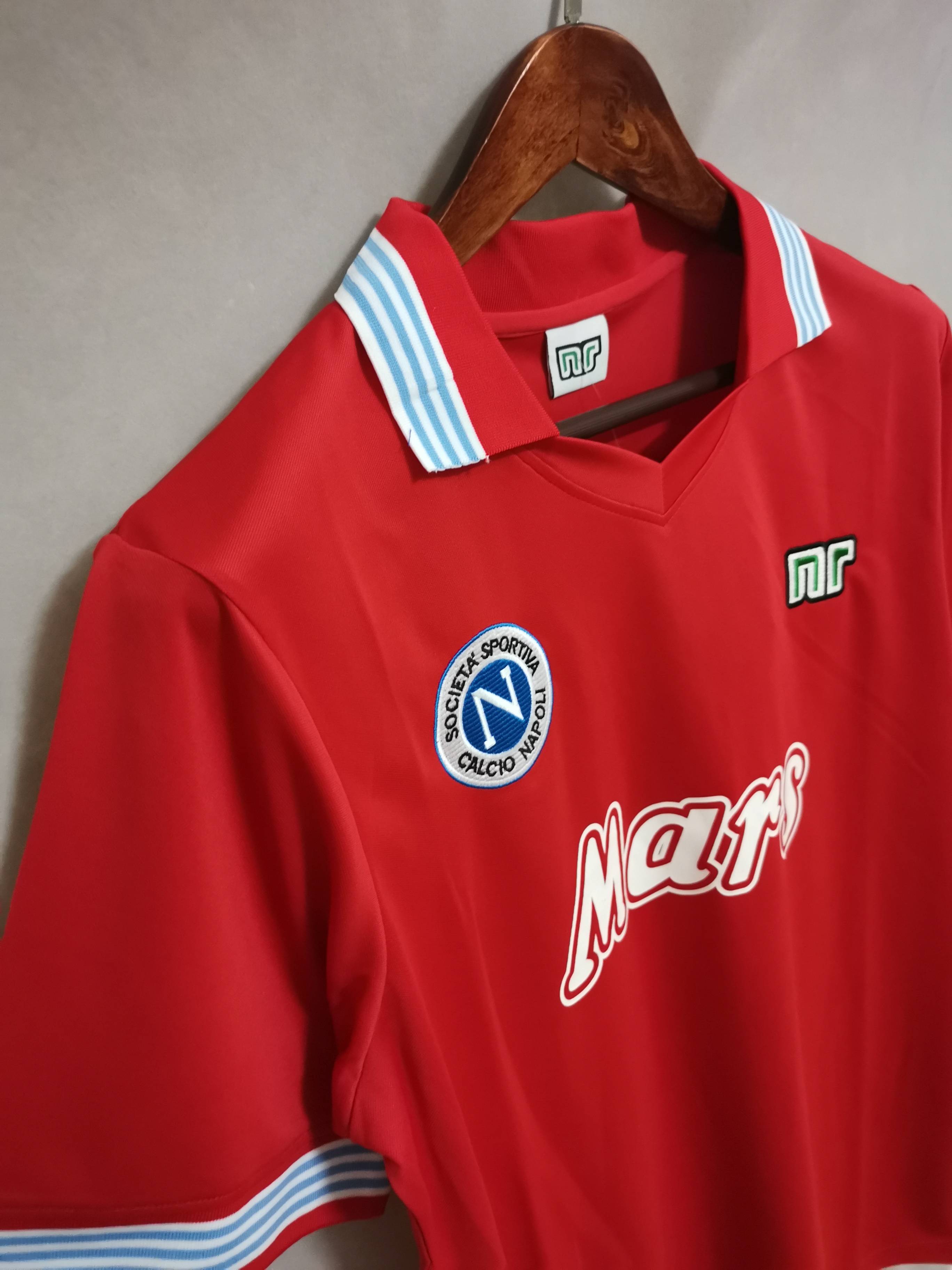 Napoli 1988-89 Red Retro Jersey