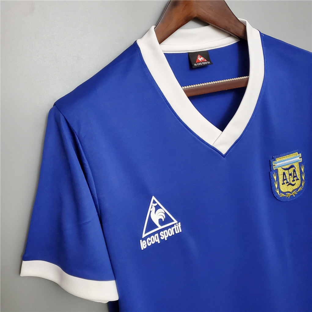 Argentina 1986 World Cup Retro Jersey Away