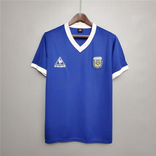 Argentina 1986 World Cup Retro Jersey Away
